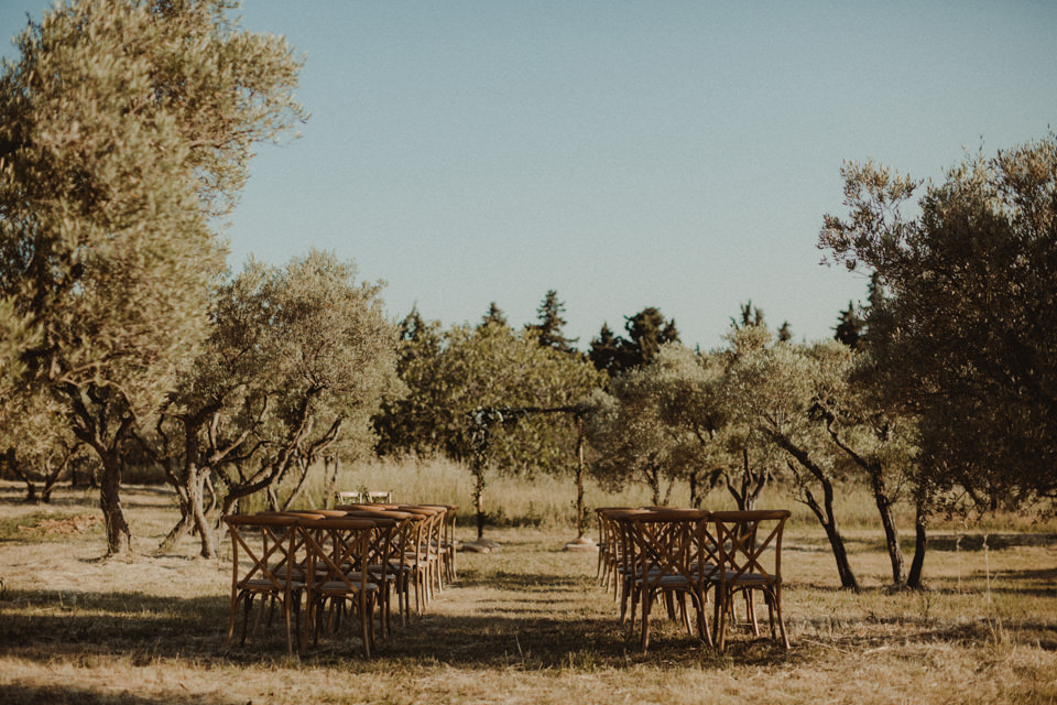 ceremonie laique champ d'oliviers
